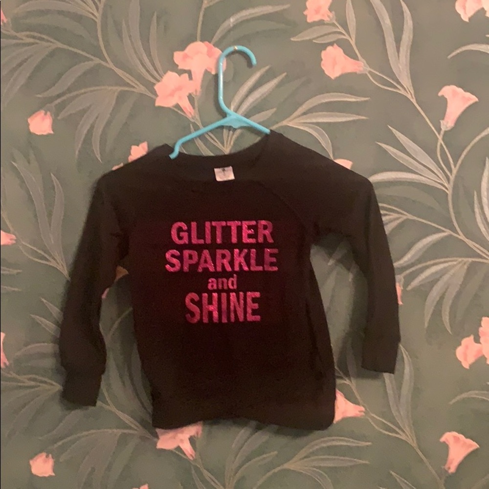 A black and pink sweatshirt by active life.
